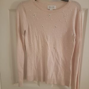 Elle rhinestone sweater